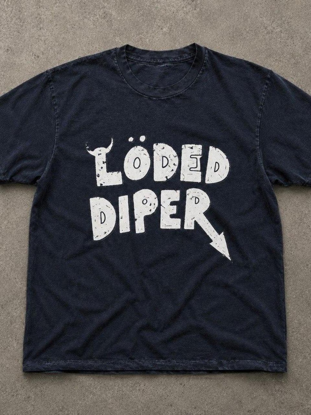 Gildan Black "LÖDED DIPER" Graphic Tee